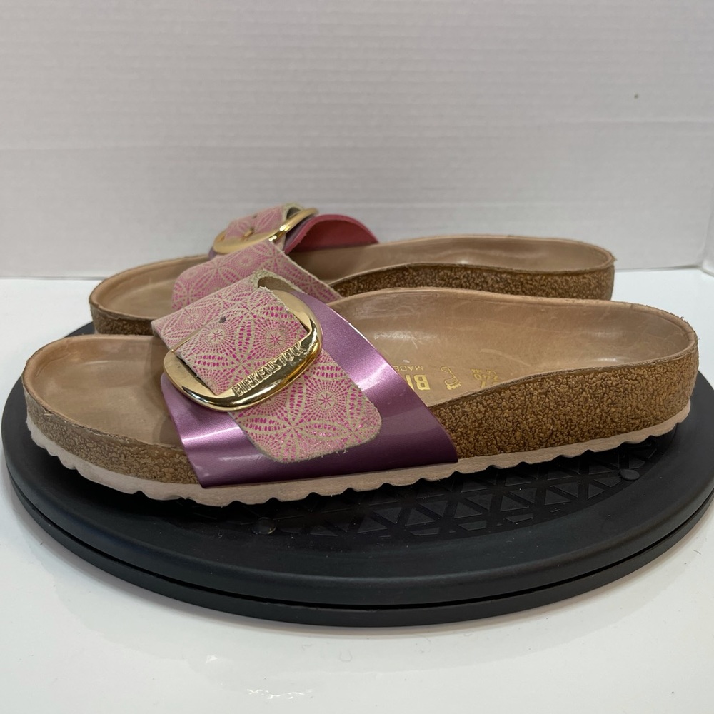 Birkenstock Madrid Big Buckle Ceramic Rose Pattern 37